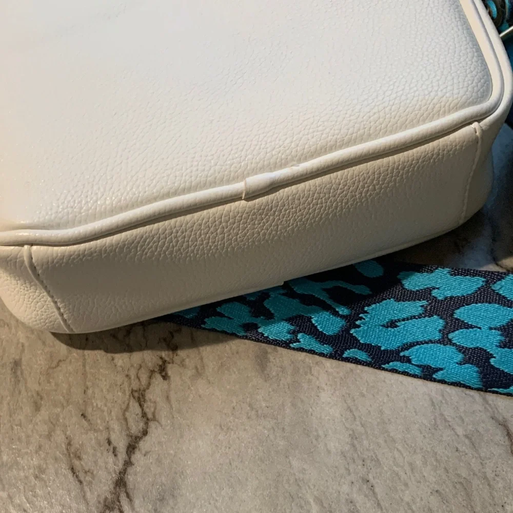 Ah Dorned Crossbody Bag with Blue Strap